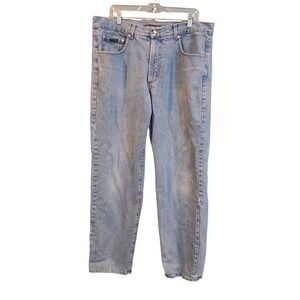 McNeal Clothing Company Mens Light Wash Straight Leg Denim Jeans Blue 36x30 Reg